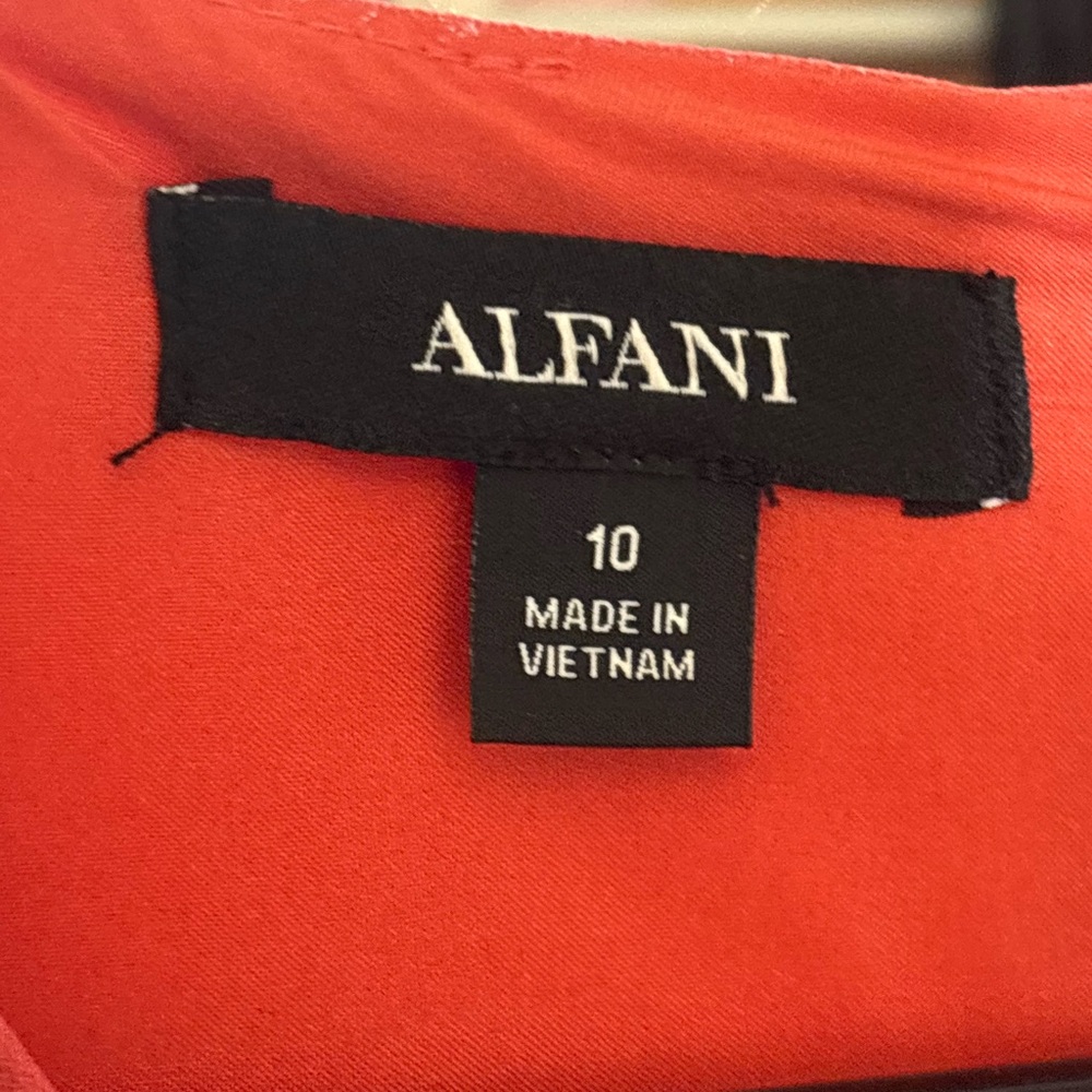 ALFANI Pleated Flounce Dress, Created for Macy's - Picture 5 of 8